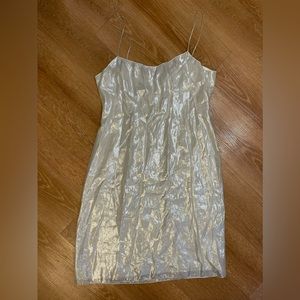 Metallic Rickie Freeman Teri Jon Cocktail Dress Size 8